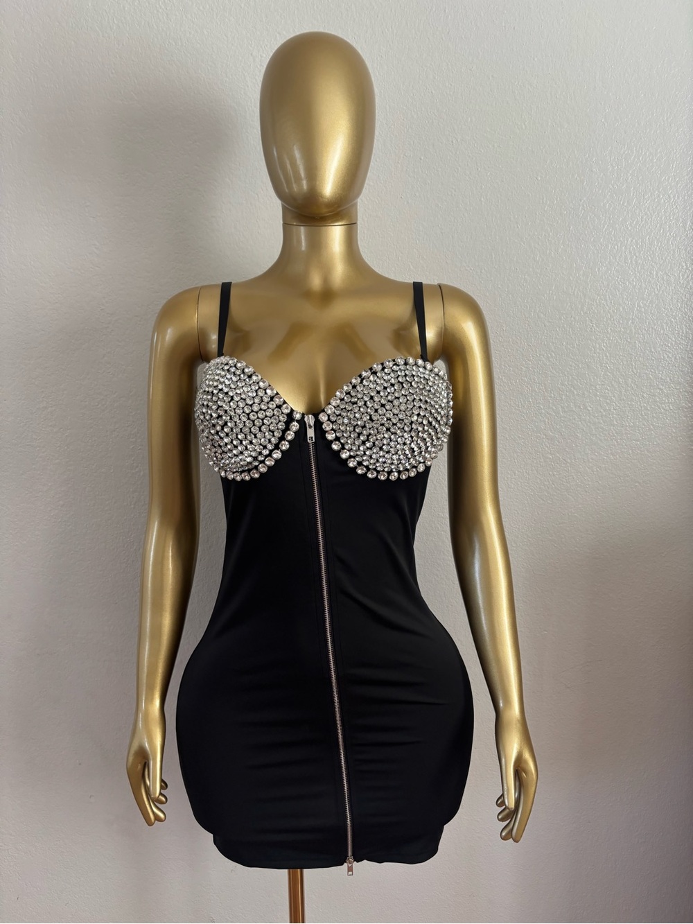Hera Collection Black Dress with Silver Accents